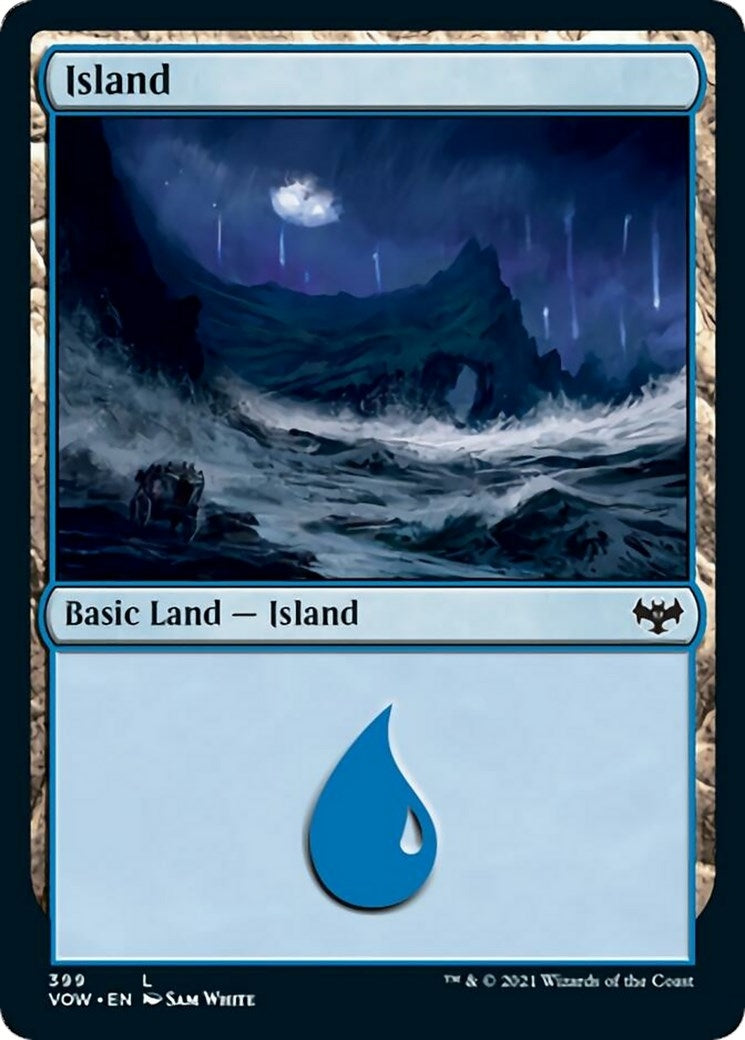 Island (399) (399) [VOW] - MTG Single