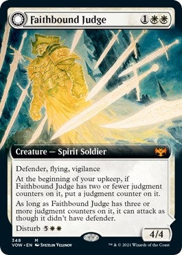 Faithbound Judge (Extended Art) (348) [VOW] - MTG Single