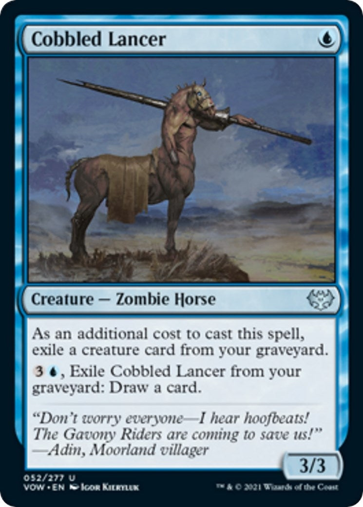 Cobbled Lancer (52) [VOW] - MTG Single