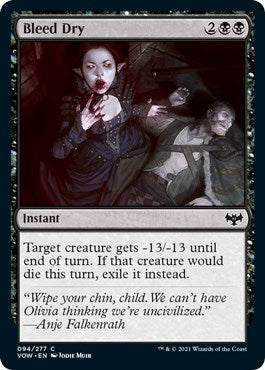 Bleed Dry (94) [VOW] - MTG Single