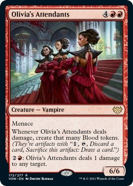 Olivia’s Attendants (172) [VOW] - MTG Single