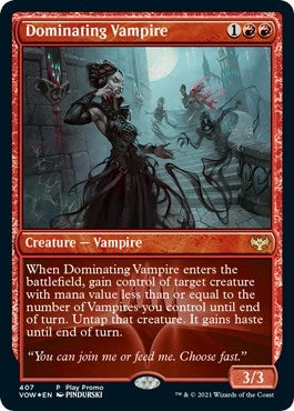 Dominating Vampire (407) [PLAY] - MTG Single