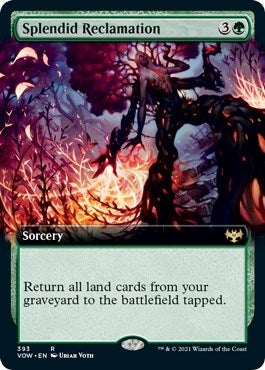 Splendid Reclamation (Extended Art) (393) [VOW] - MTG Single