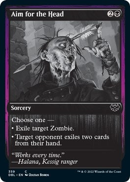 Aim for the Head (359) [DBL] - MTG Single