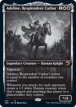 Adeline Resplendent Cathar (1) [DBL] - MTG Single