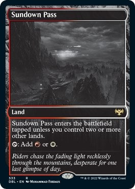 Sundown Pass (533) [DBL] - MTG Single