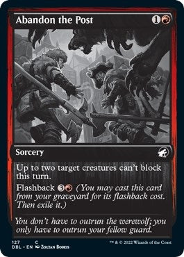 Abandon the Post (127) [DBL] - MTG Single