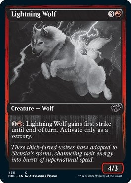 Lightning Wolf (435) [DBL] - MTG Single