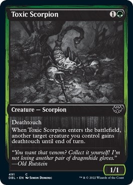 Toxic Scorpion (491) [DBL] - MTG Single
