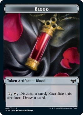 Blood // Zombie (005) Double-sided Token (0) [VOW] - MTG Single