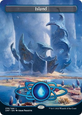 Island (236) (Borderless) (236) [UNF] - MTG Single