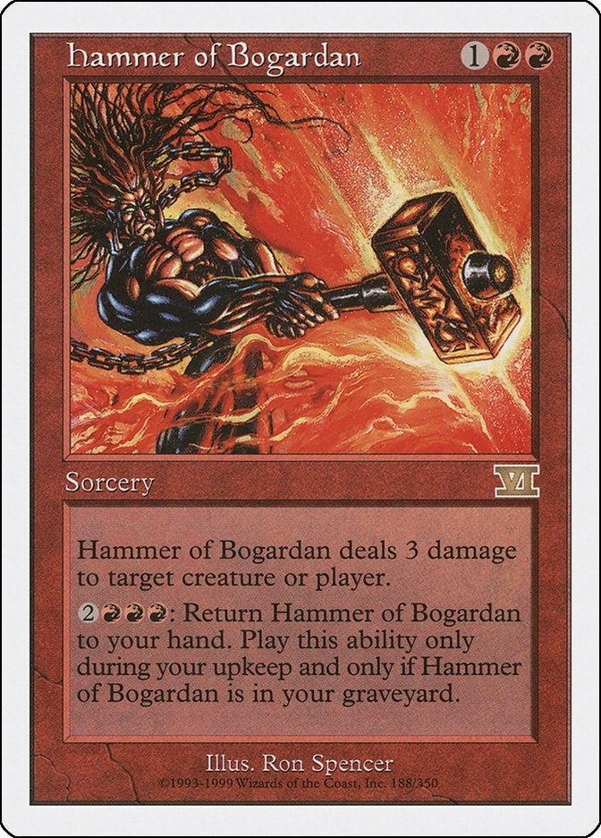 Hammer of Bogardan (188) [6ED] - MTG Single