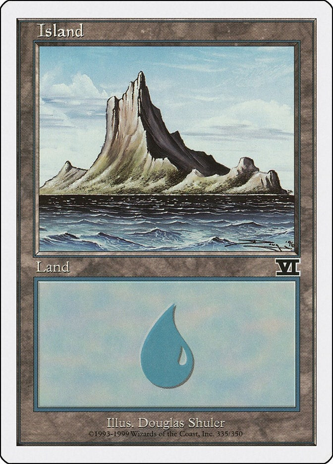 Island (335) (335) [6ED] - MTG Single