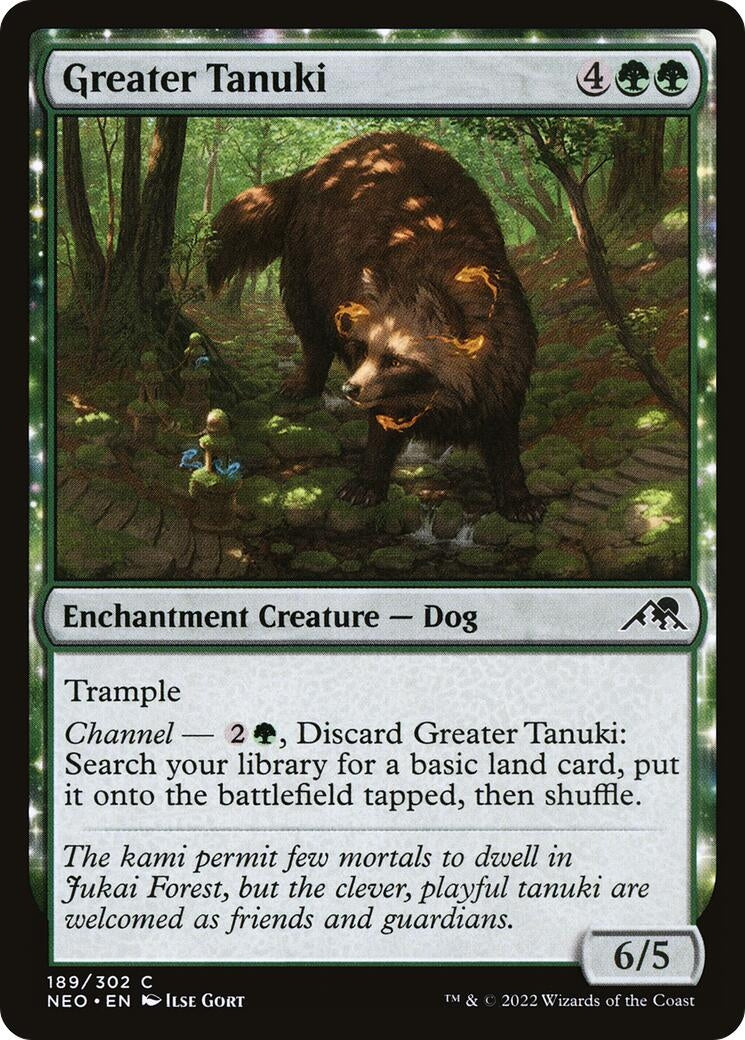 Greater Tanuki (189) [NEO] - MTG Single