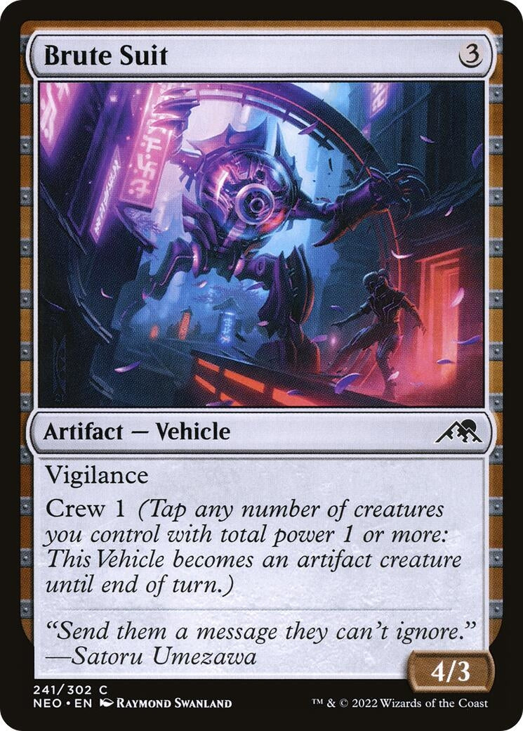 Brute Suit (241) [NEO] - MTG Single