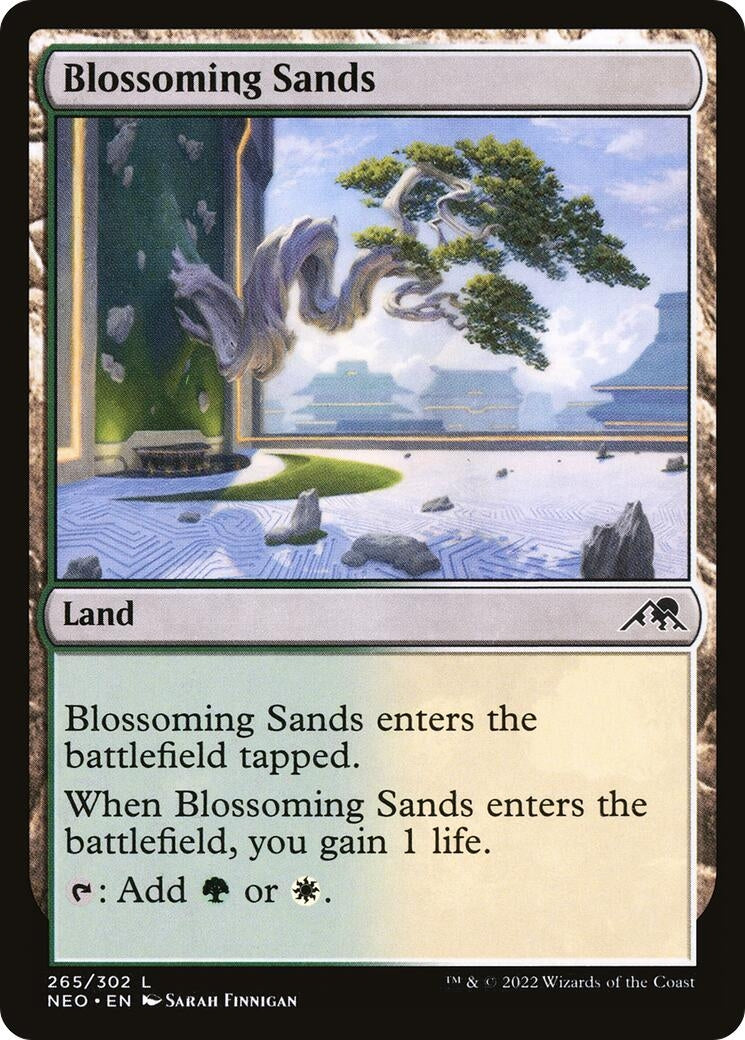 Blossoming Sands (265) [NEO] - MTG Single