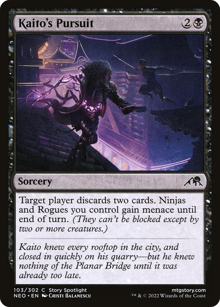 Kaito’s Pursuit (103) [NEO] - MTG Single