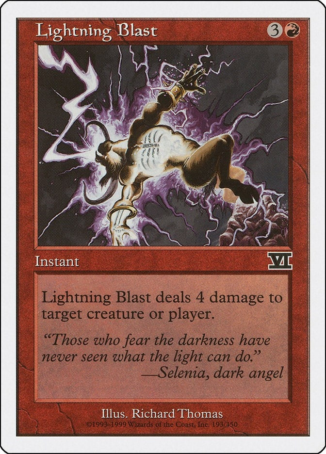 Lightning Blast (193) [6ED] - MTG Single