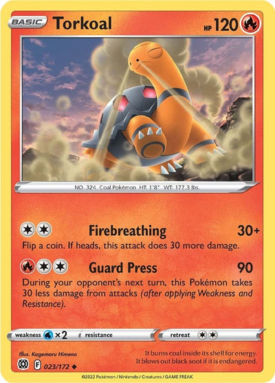 Torkoal (023/172) (SWSH09: Brilliant Stars)