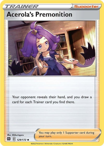 Acerola's Premonition (129/172) (SWSH09)