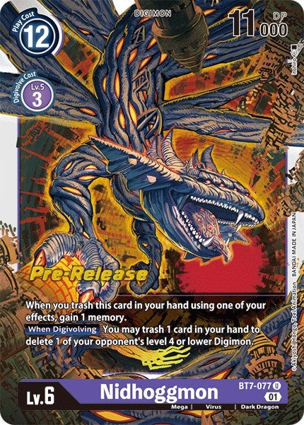 Nidhoggmon (7077) [BT07_PR] - Digimon Card Game Single