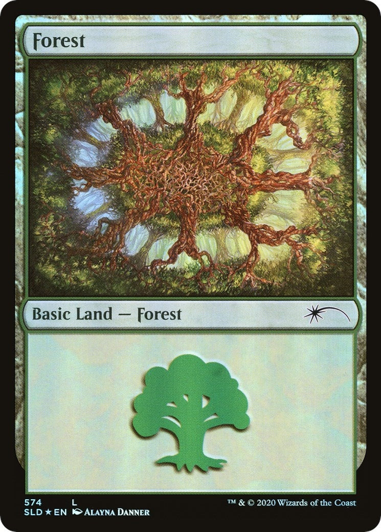 Forest (574) (574) [SLD] - MTG Single