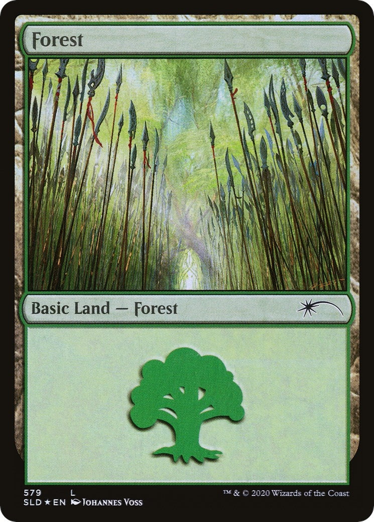 Forest (579) (579) [SLD] - MTG Single