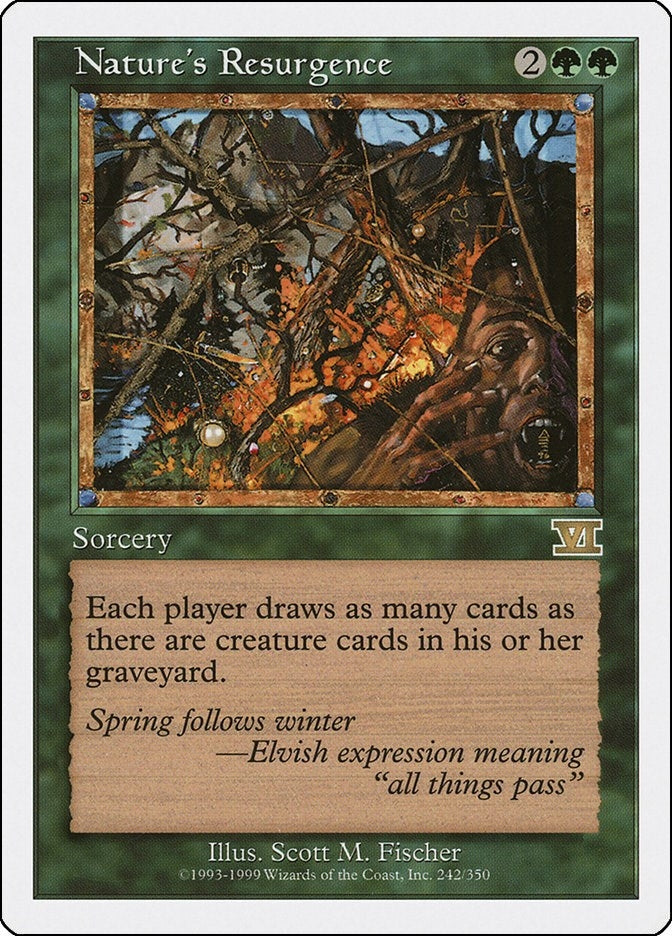 Nature’s Resurgence (242) [6ED] - MTG Single