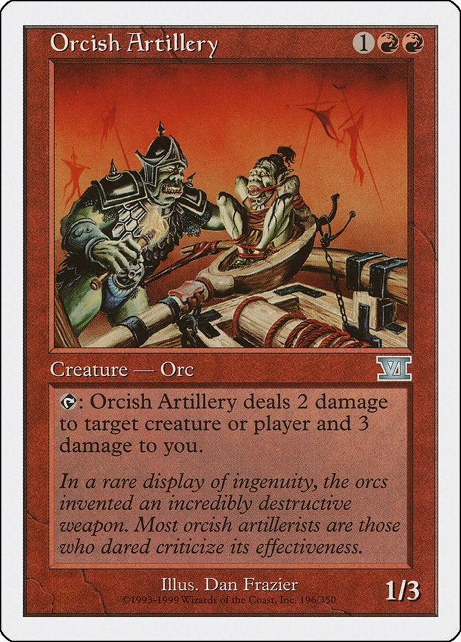 Orcish Artillery (196) [6ED] - MTG Single