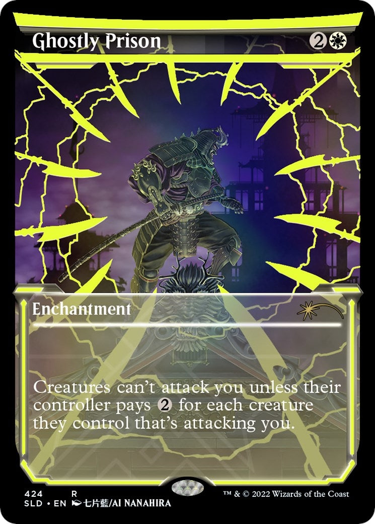 Ghostly Prison (Neon Yellow) (424) [SLD] - MTG Single