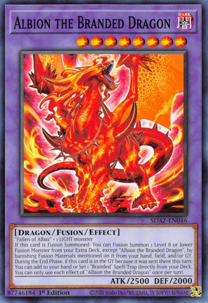 Albion the Branded Dragon (46) (SDAZ) - YuGiOh Single