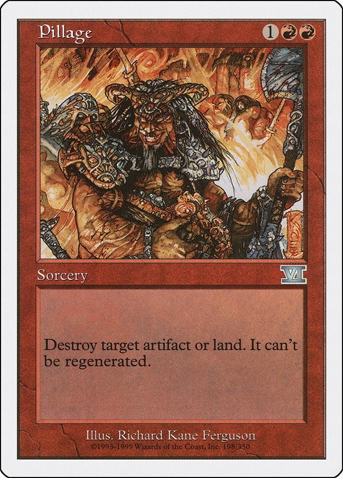 Pillage (198) [6ED] - MTG Single