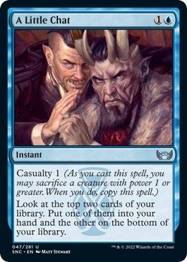 A Little Chat (47) [SNC] - MTG Single