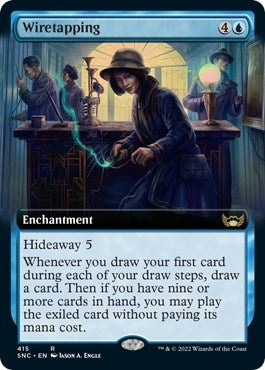 Wiretapping (Extended Art) (415) [SNC] - MTG Single