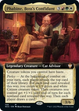 Phabine Boss’s Confidant (Extended Art) (108) [NCC] - MTG Single