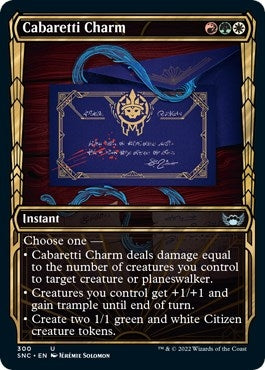 Cabaretti Charm (Showcase) (300) [SNC] - MTG Single