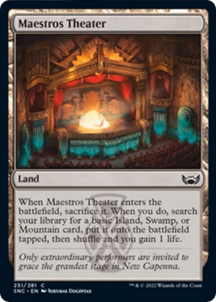 Maestros Theater (251) [SNC] - MTG Single