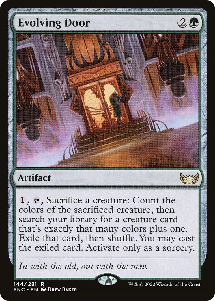 Evolving Door (144) [SNC] - MTG Single