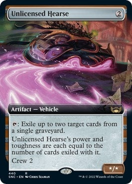 Unlicensed Hearse (Extended Art) (440) [SNC]