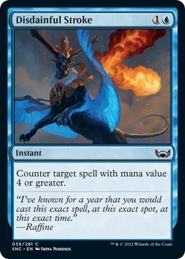 Disdainful Stroke (39) [SNC] - MTG Single