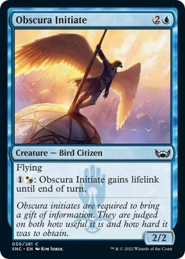 Obscura Initiate (50) (Streets of New Capenna)