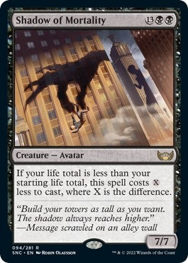 Shadow of Mortality (94) [SNC] - MTG Single