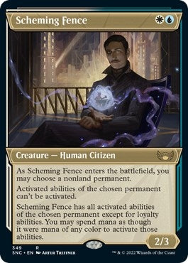 Scheming Fence (Showcase) (349) [SNC] - MTG Single