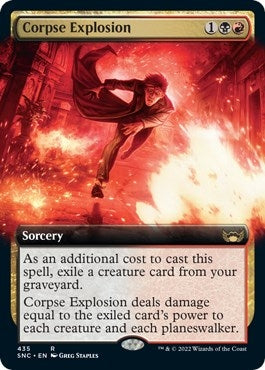 Corpse Explosion (Extended Art) (435) [SNC] - MTG Single