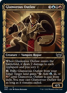 Glamorous Outlaw (Showcase) (309) [SNC] - MTG Single