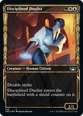 Disciplined Duelist (Gilded Foil) (369) [SNC] - MTG Single