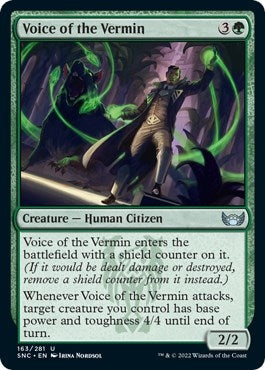 Voice of the Vermin (163) [SNC] - MTG Single