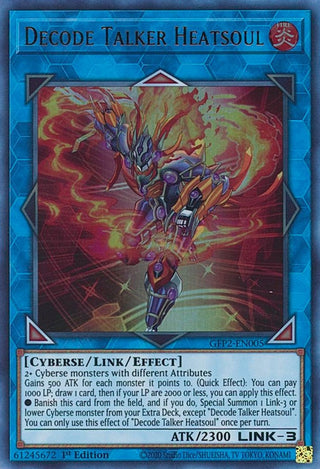Decode Talker Heatsoul (2005) (GFP2) - YuGiOh Single