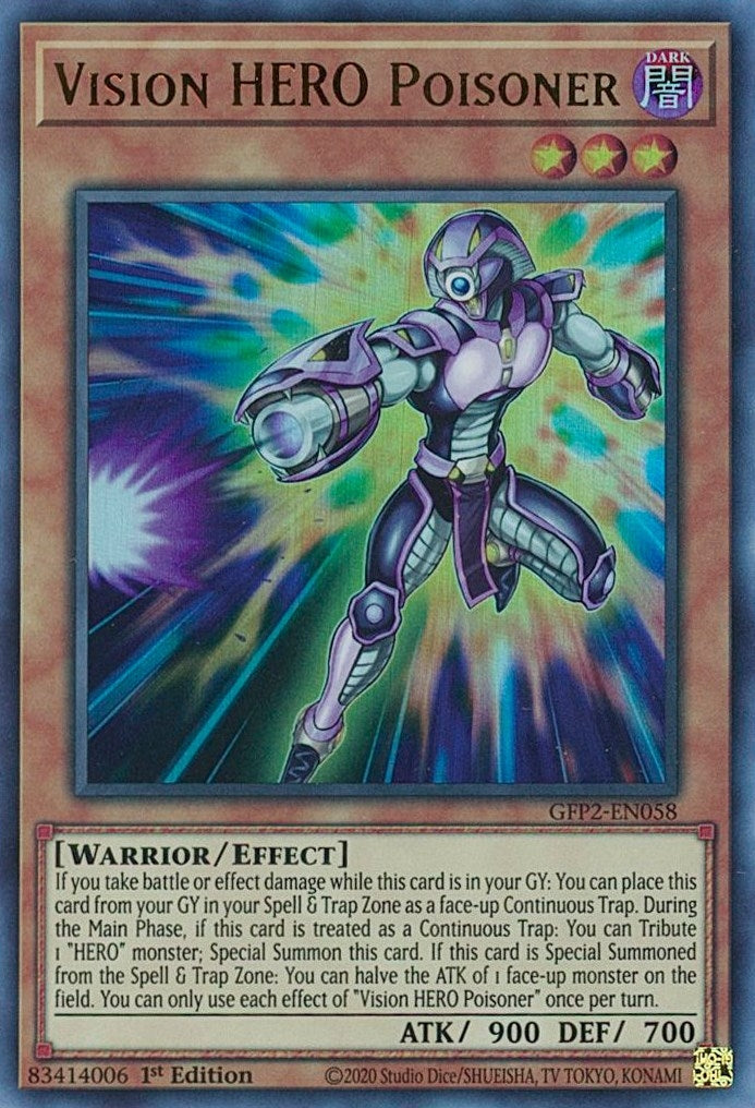 Vision HERO Poisoner (2058) (GFP2) - YuGiOh Single