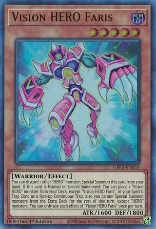 Vision HERO Faris (2059) (GFP2) - YuGiOh Single